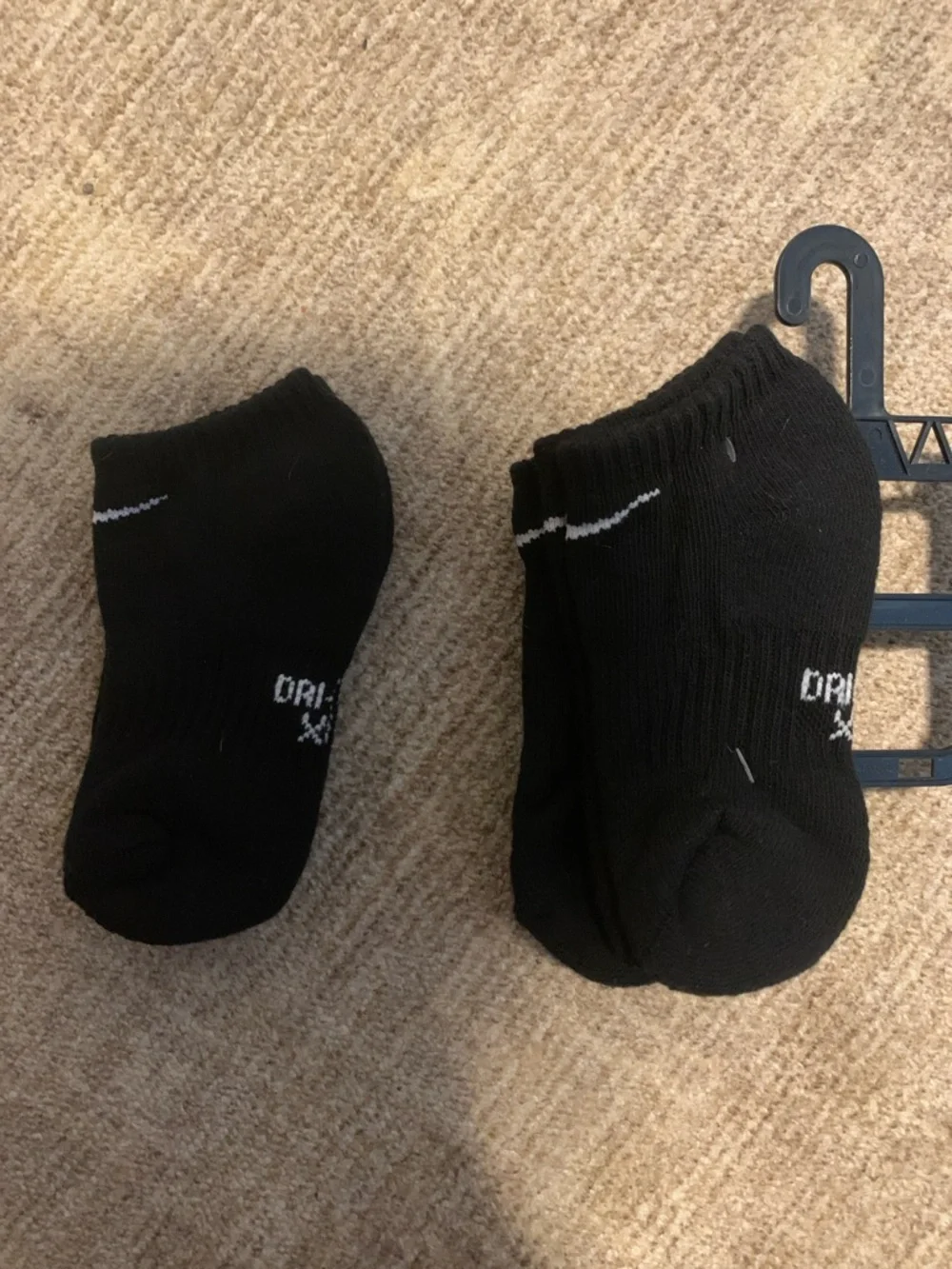 Nike Kids XS No-Show Dri-Fit Socks - 4 Pack